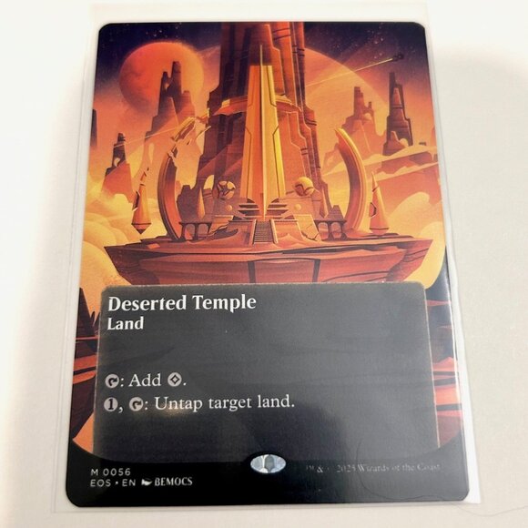 DESERTED TEMPLE Land Edge of Eternities Pack Fresh Mint MTG Magic The Gathering - Picture 3 of 3